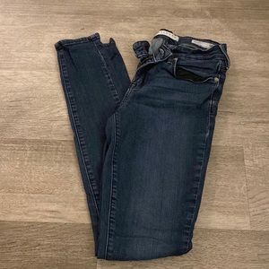 Pacsun bullhead dark blue skinny jeans